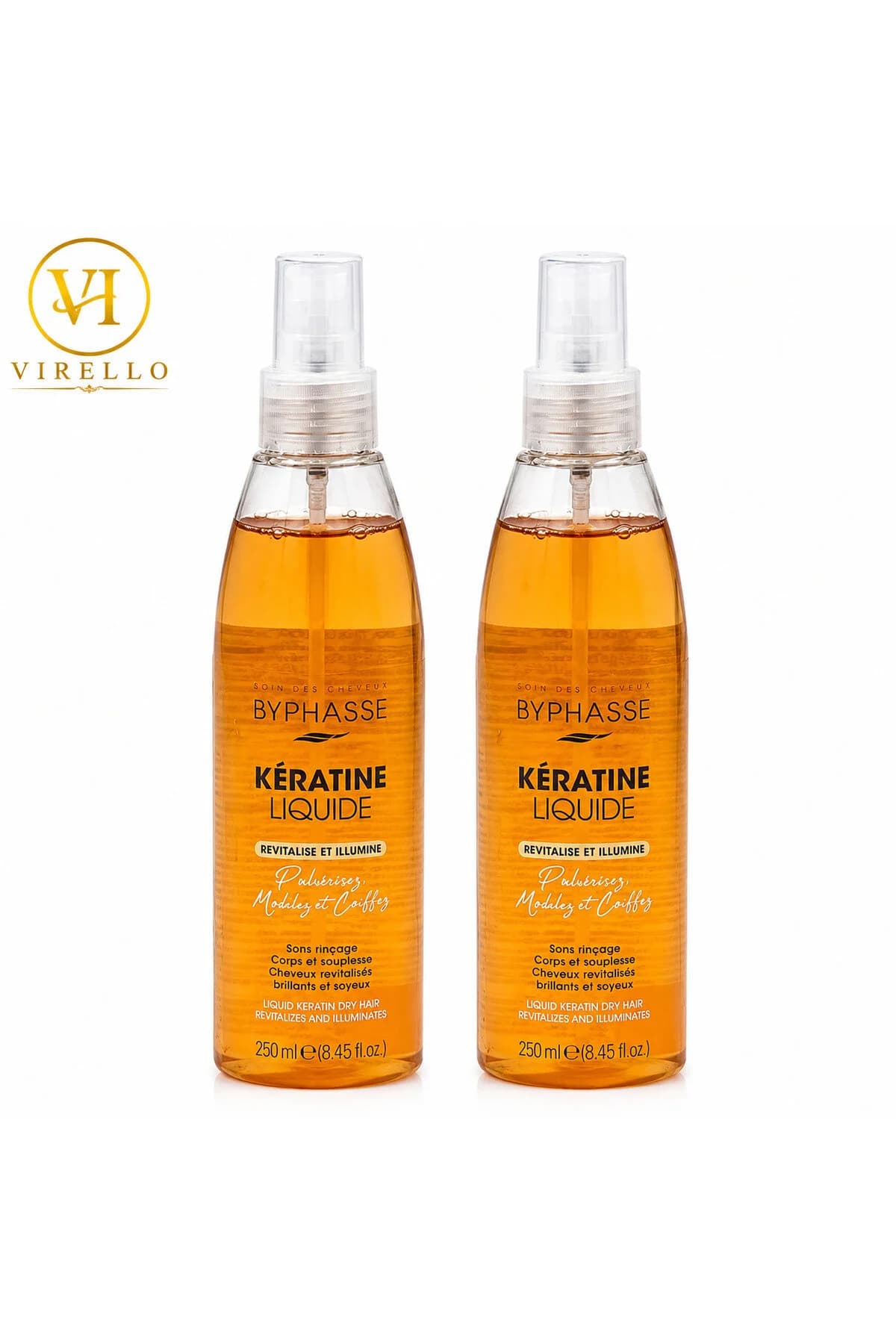 Set 2 x Kératine Liquide Spray pentru Păr, 250 ml fiecare