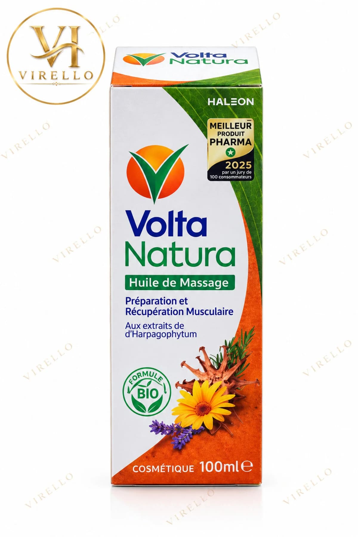Natura Ulei de Masaj pentru Pregătire și Recuperare Musculară, 100 ml