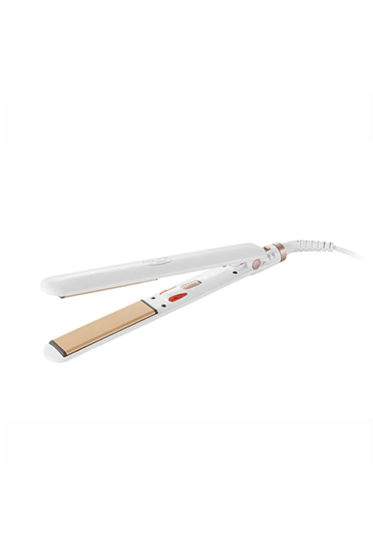 Placă de îndreptat părul profesională, 40W, plăci ceramice de 25x90mm cu tehnologie flotantă, încălzire rapidă, ideală pentru uz casnic sau de salon.