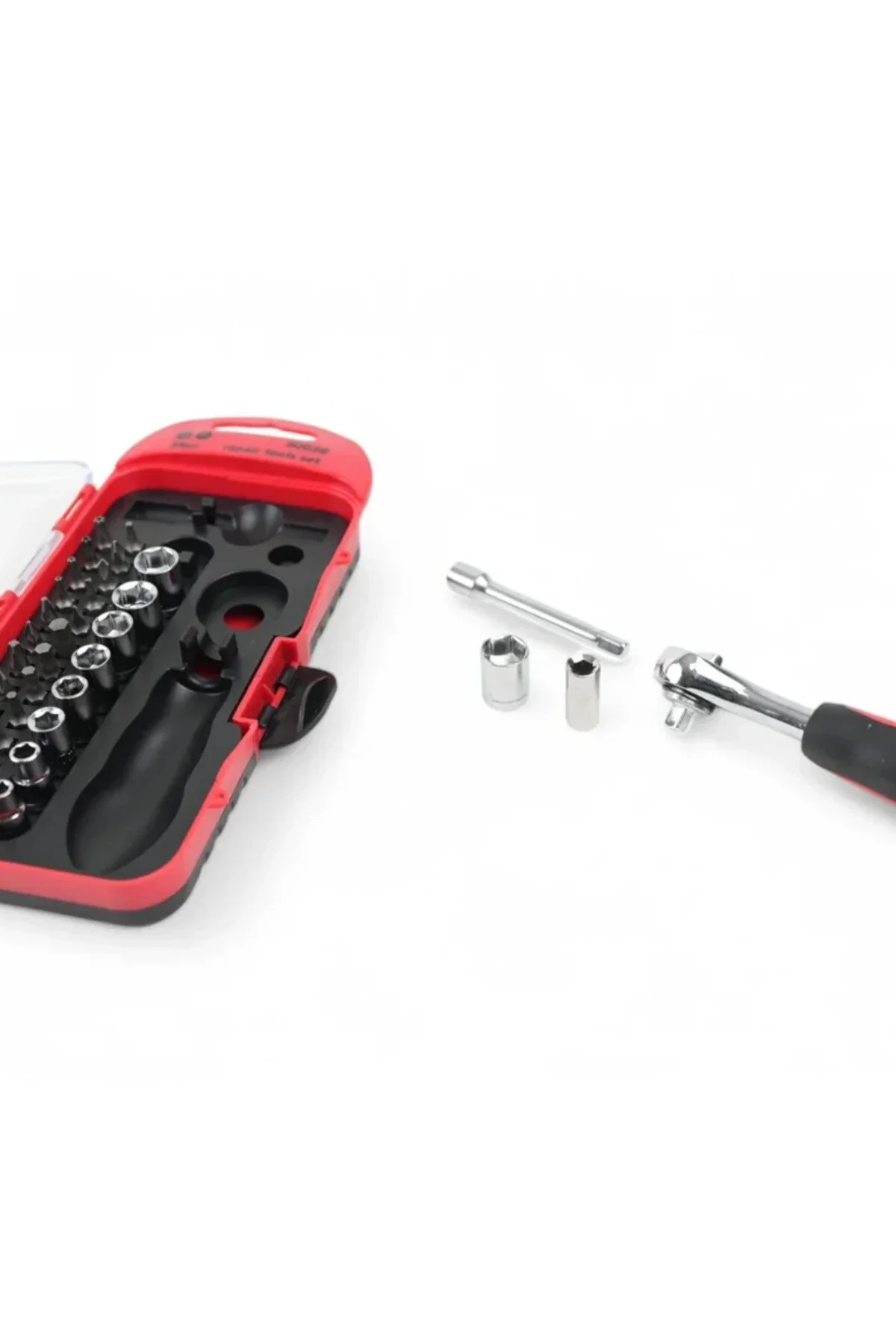 Set de chei tubulare din fier, 38 de piese – Unelte profesionale, durabile și ergonomice pentru asamblări și reparații