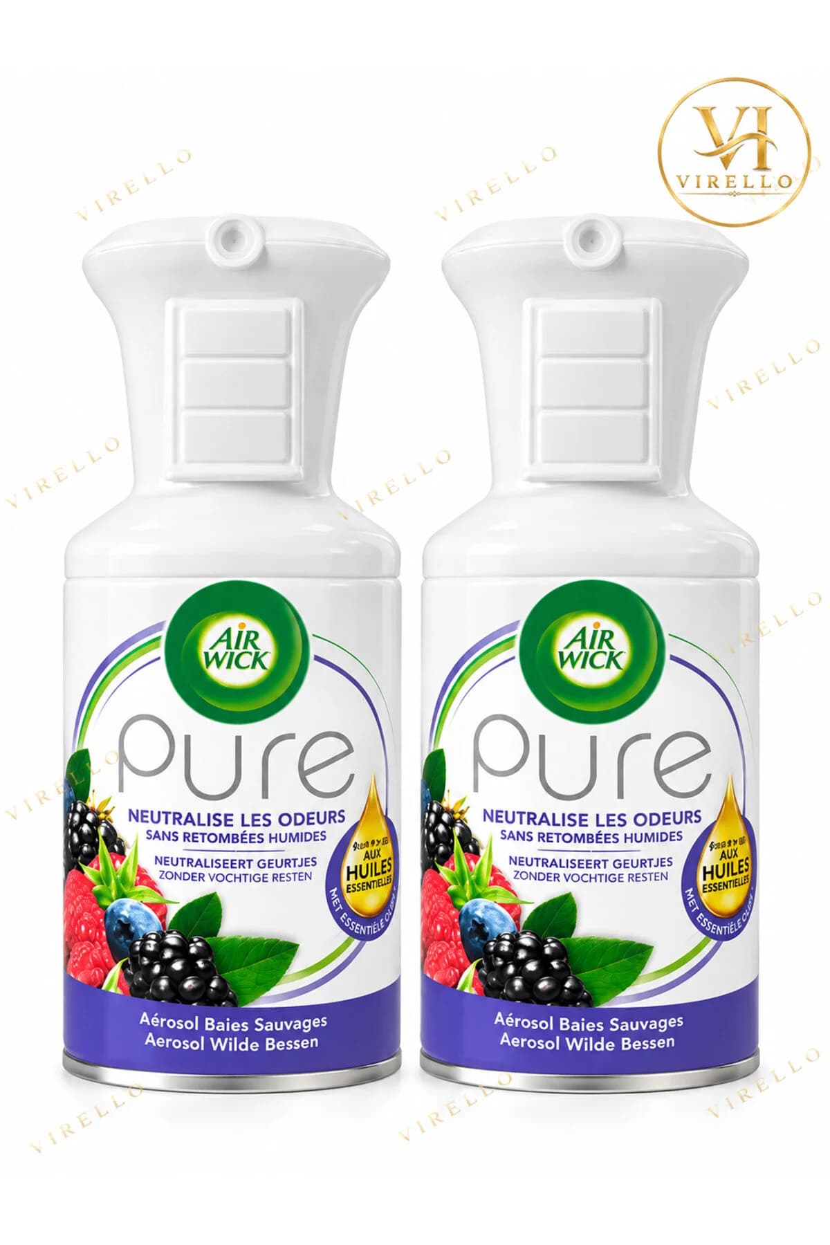 Set 2 x Spray Odorizant Fructe de Pădure Pure, 250 ml