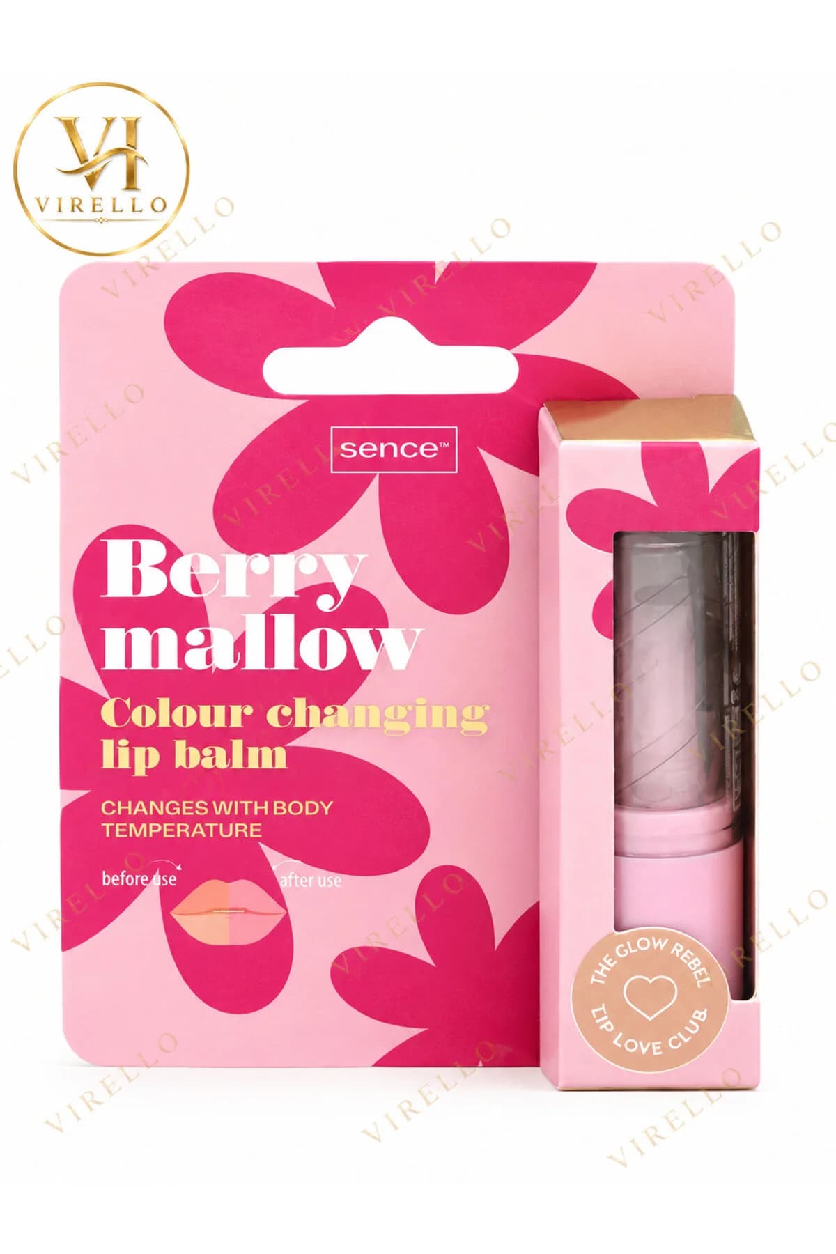 Balsam de Buze 3 g The Glow Rebel Berry Mallow, cu Nuanță Adaptabilă
