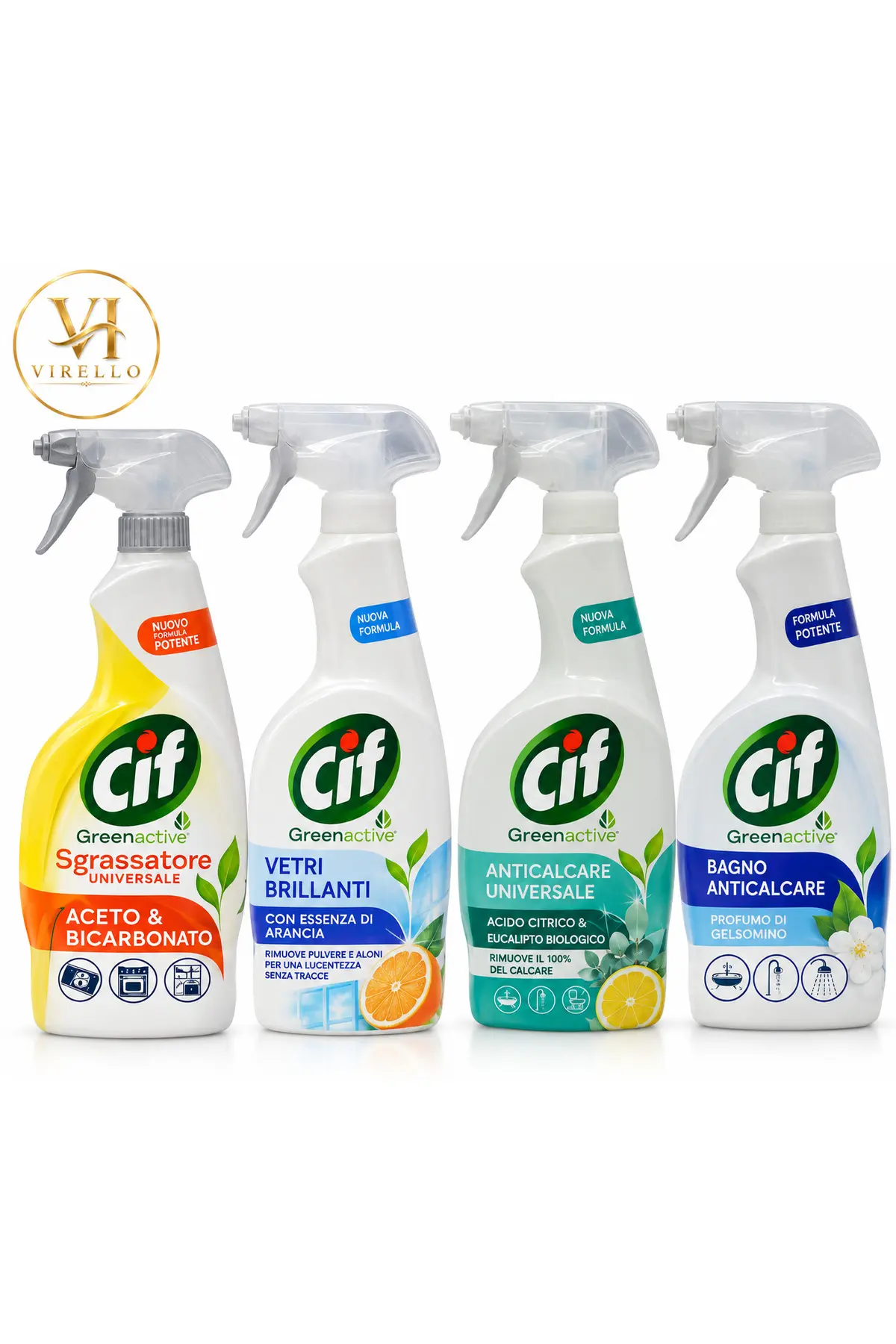 Set 4 x Greenactive Spray Curățare 650 ml, Diverse Variante