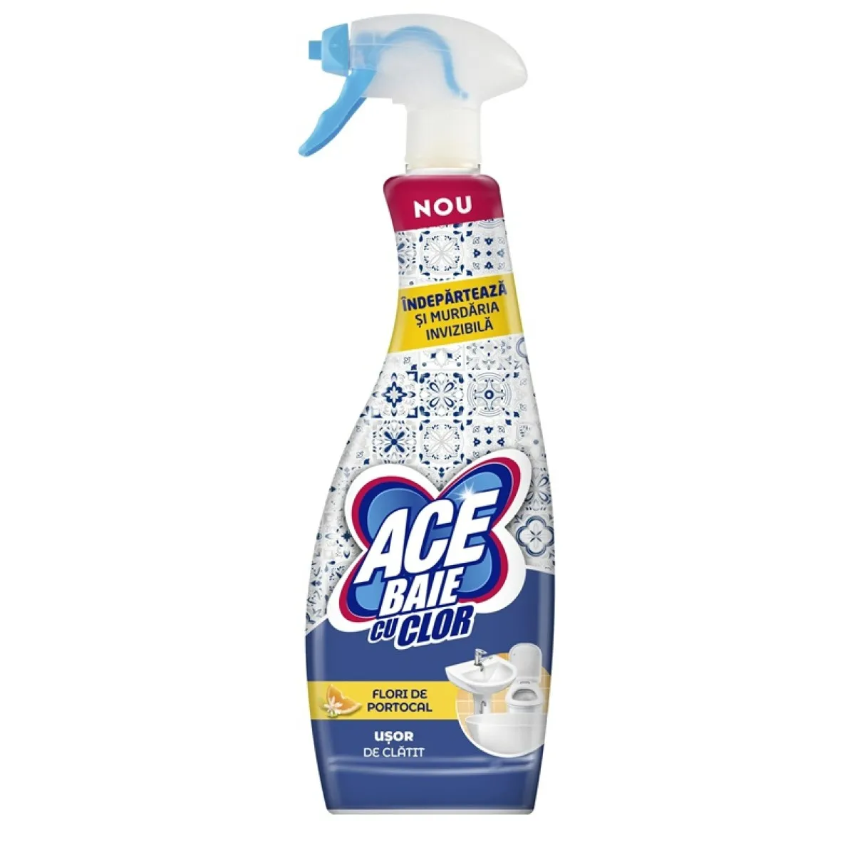 ACE SOLUȚIE SPRAY BAIE CU CLOR 650 ML FLORI DE PORTOCAL