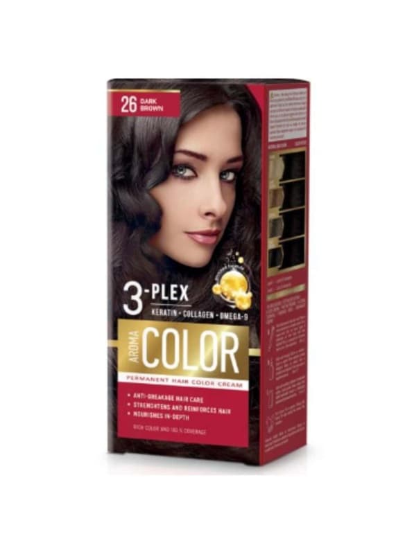 Aroma Color vopsea par 26 dark brown