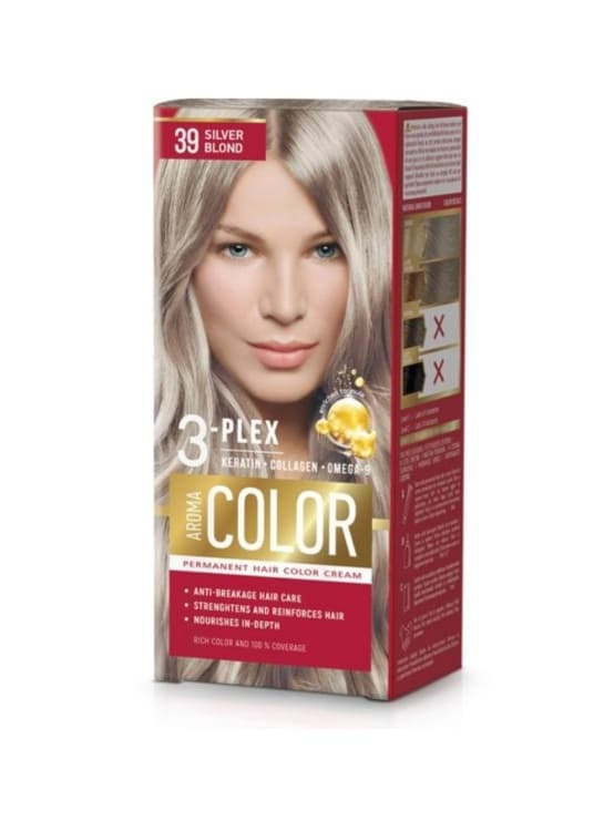 Aroma color vopsea par 39 silver blond