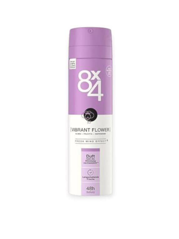 Deodorant spray 8x4 Vibrant Flower 150 ml, unisex, 48h