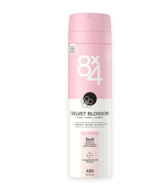 Deodorant spray 8x4 Velvet Blossom, floral-fructat, 150 ml