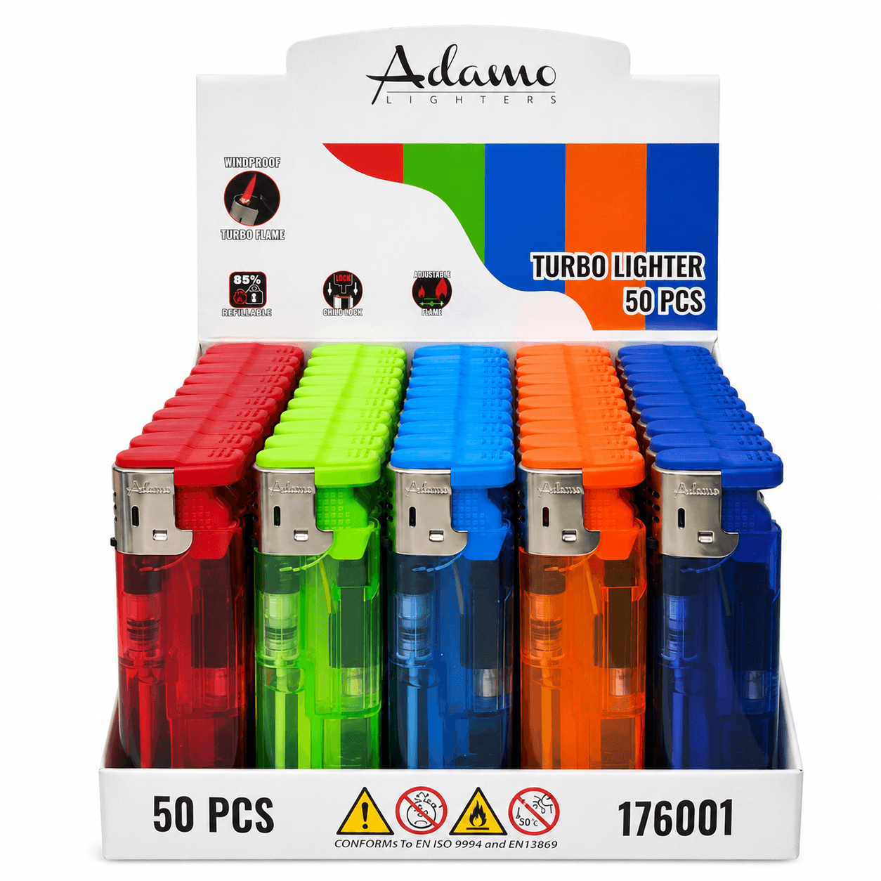 ADAMO BRICHETE GAZ ANTIVANT REINCARCABILE 50BUC 176001