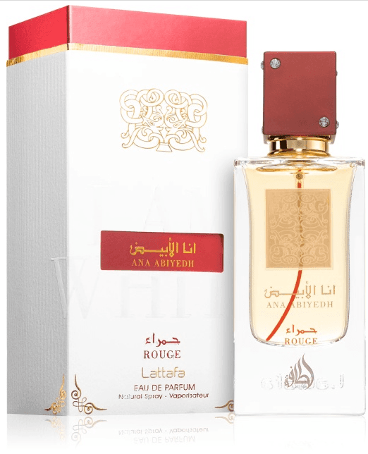 Parfum Ana Abiyedh Rouge, Lattafa, apa de parfum 60 ml, femei