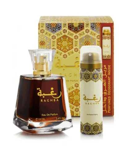 Set Raghba For Woman, Lattafa, Femei, Apa de Parfum - 100ml + Deo - 50ml