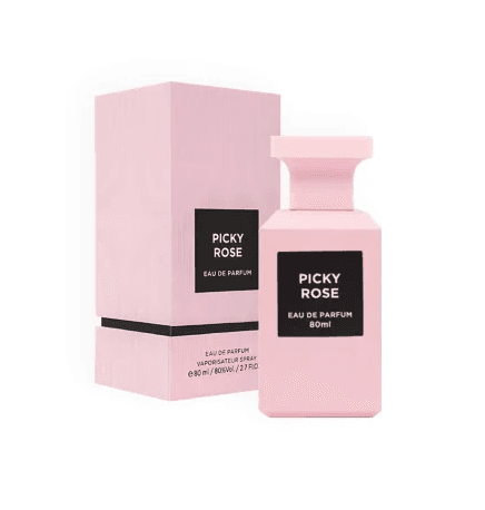 Apa de parfum, Fragrance World, Picky Rose, unisex, 80 ml
