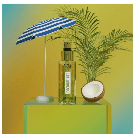 Spray de corp Coconut Life - Style Paris, 100 ml