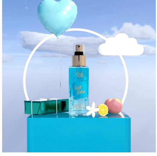 Spray de corp Soft Blue - Style Paris, 100 ml