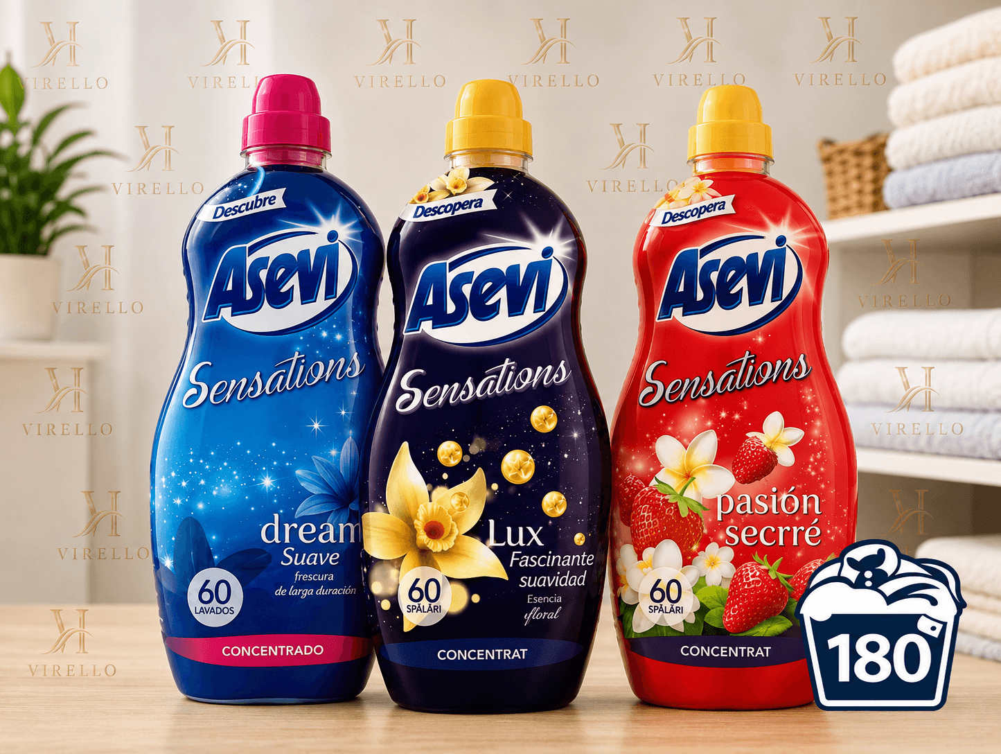 ASEVI BALSAM RUFE 3x1.44L CONCENTRAT PASION&TIARE